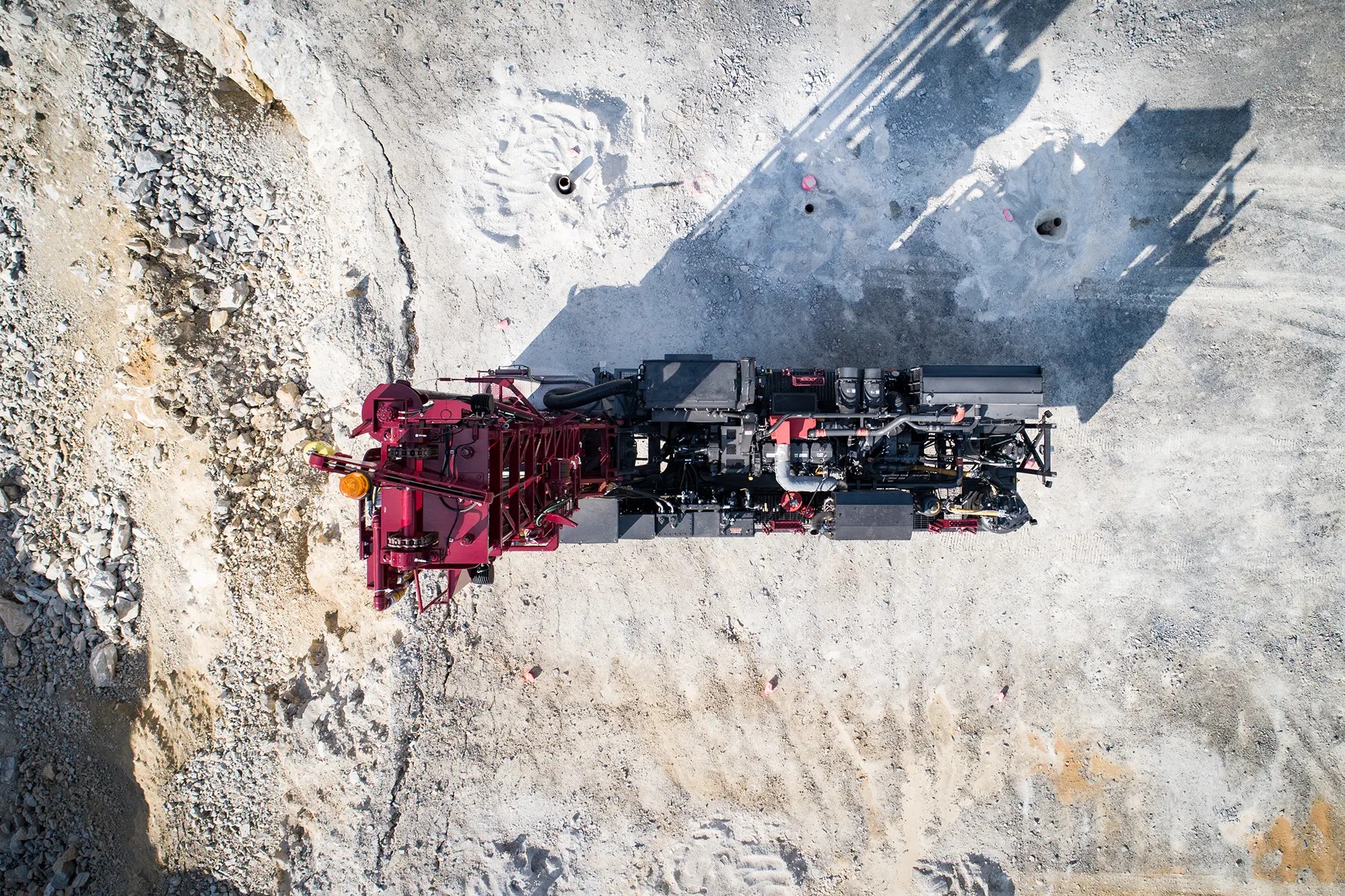 RTD45 - DTH drill rig for quarries