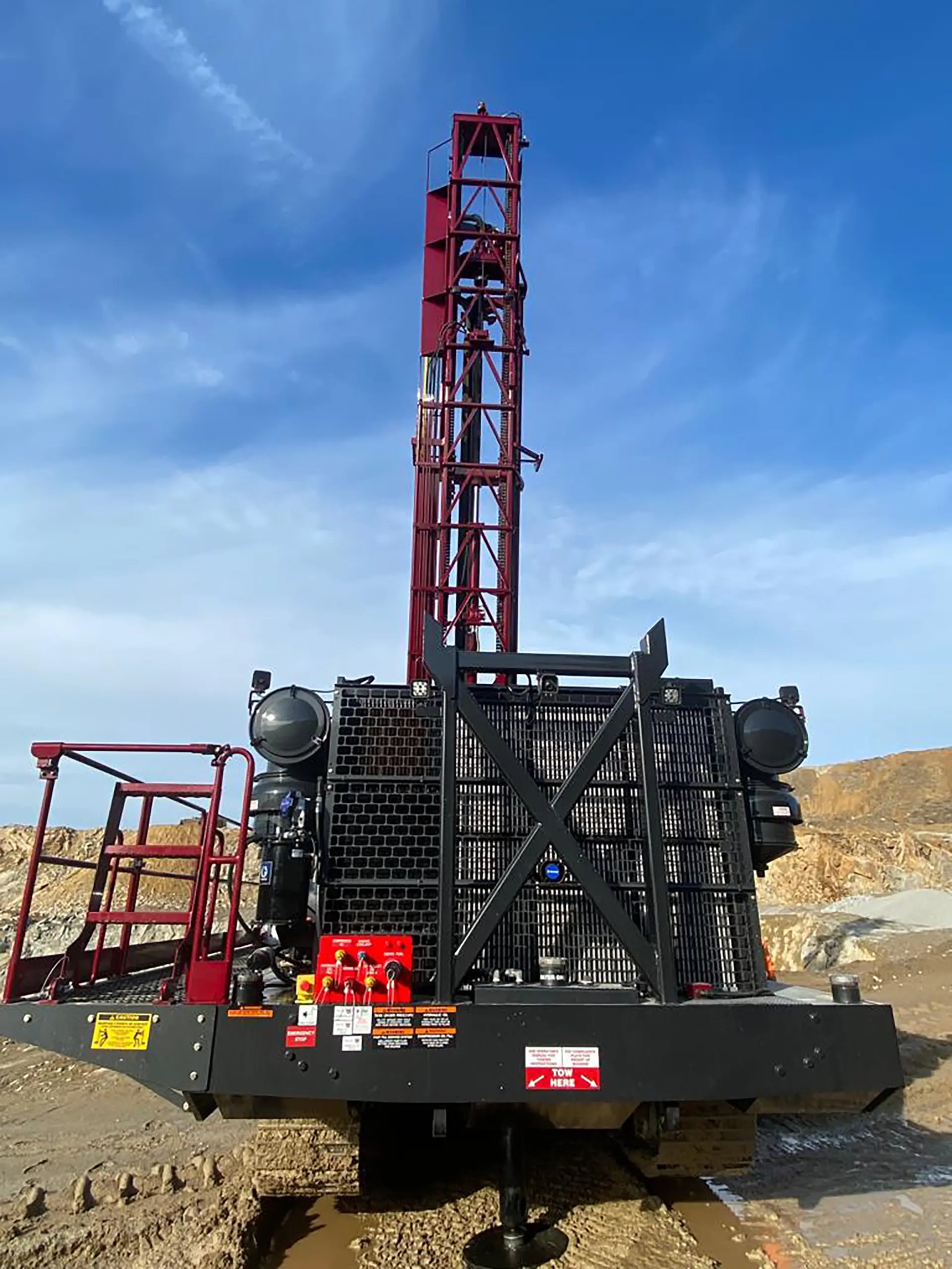 RTD55 – DTH/rotary platform drill rig