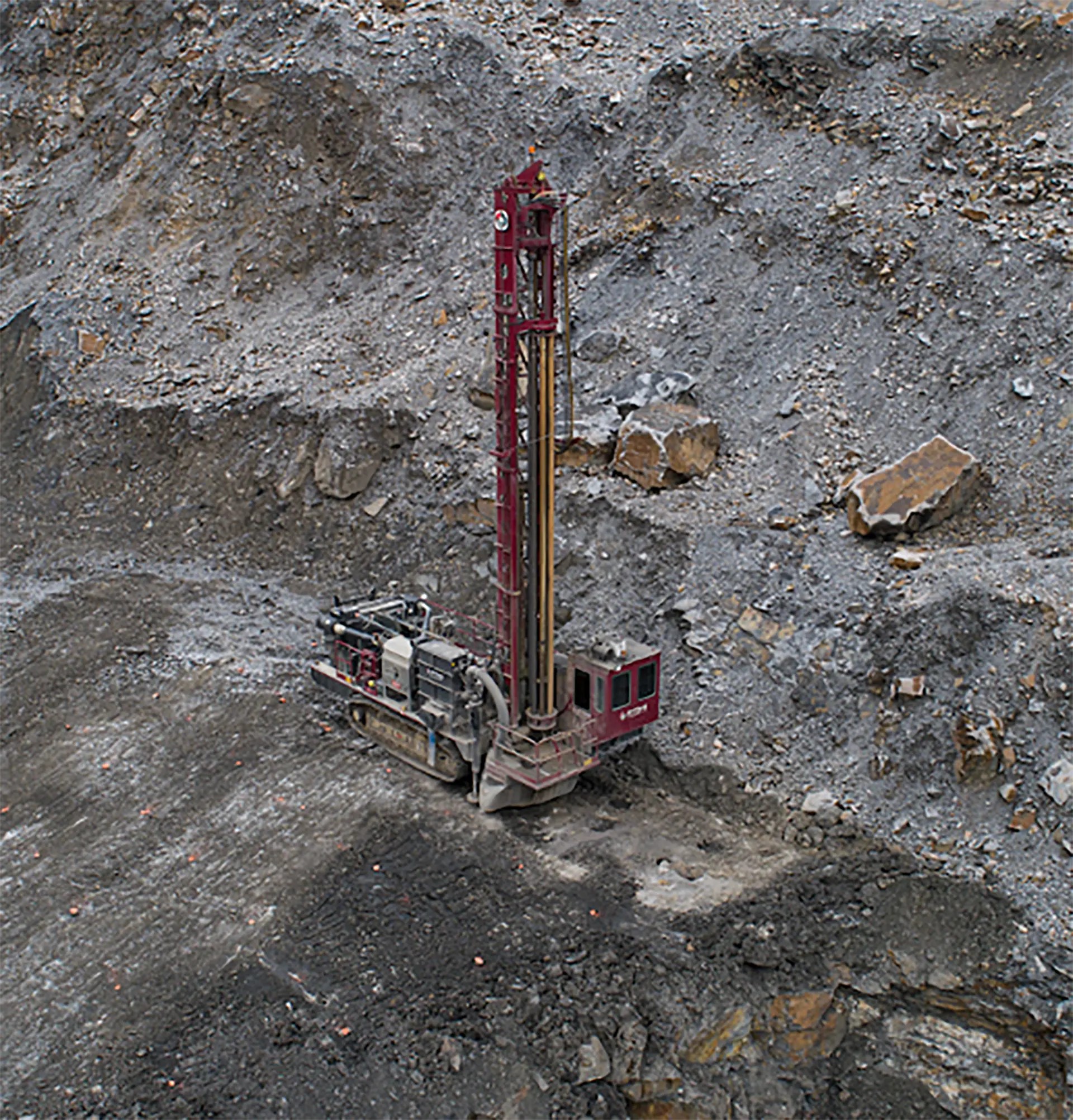 RTD55C - DTH/rotary platform drill rig